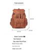 Retro Men's Large Capacity Genuine Leather Cowhide Backpack - Crazy Horse Travel & Motorcycle Bag