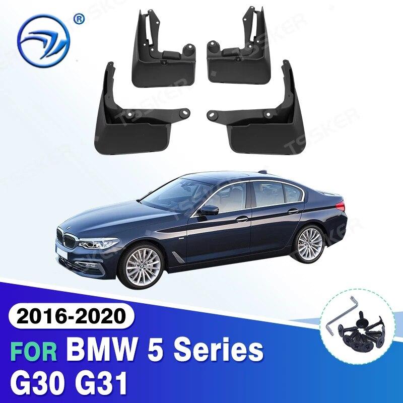 Car Mud Flaps Mudguard Splash Guards Mud Flap for Fender Mudflaps for BMW 5 Series G30 G31 2016 2017 2018