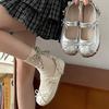 Fashion Women's Flat Ballet Shoes 2025 Autumn New Fashion Vintage Bow Knot Mary Jane Shoes Lightweight Comfortable Non Slip Casual Shoes