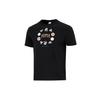 Downtown Graphic Tee Cartoon Alphabet Pattern Casual Short Sleeve T-Shirt Men Tops Black 535400-51