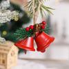 New Christmas Bell Door Hanging Bell, Red Fruit Pinecone Wind Chime, Christmas Tree Hanging Piece, Christmas Decoration
