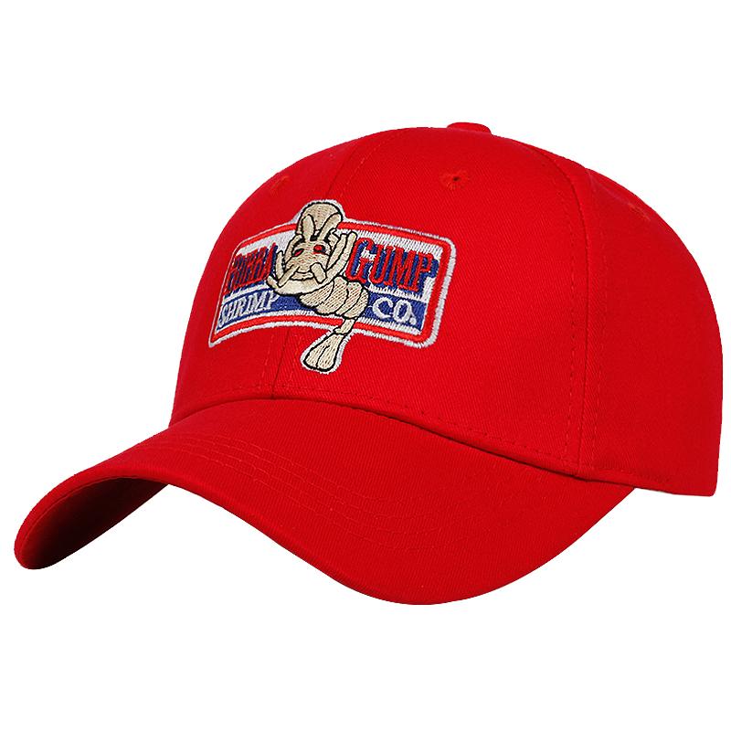 BUBBA GUMP Shrimp Baseball Cap for Unisex and Women Sports Hats Summer Sun Hats Embroidered Casual Hat Forrest Gump Hats Wholesa