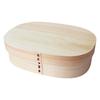 J-kitchens Magewappa Bento Box, Extra Large, Single-Tier, Natural, 22cm X 16cm X 6cm, 1200ml, Current Model