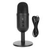 Recording Live Microphone USB Gaming Condenser Microphone RGB Lighting Microphone for Phone Laptop