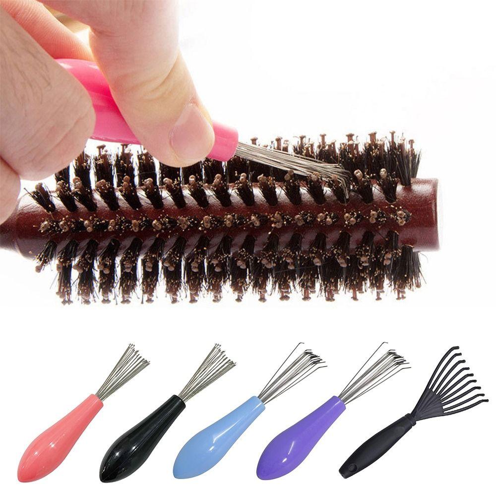 Plastic Handle Comb Hair Brush Cleaner Hand Tool Brush Cleaning Claws Durable Comb Cleaning Brush