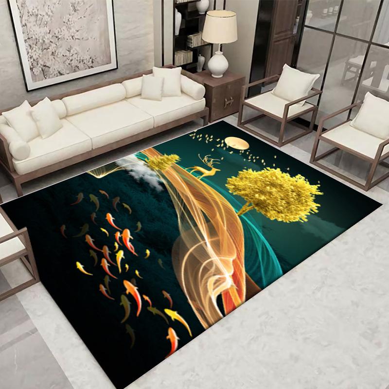 Living Room Carpet Decoration Floor Mat Large Area Home Non-slip Carpet Cloakroom Washable Carpets