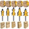 1PC 8mm Shank Casing & Base Molding Router Bit Set CNC Line Knife Woodworking Cutter Tenon Cutter for Woodworking Tools