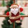 Elk Bear Santa Snowman Christmas Dolls Christmas Tree Hanging Doll Ornaments Navidad 2024 New Year Merry Christmas Decoration
