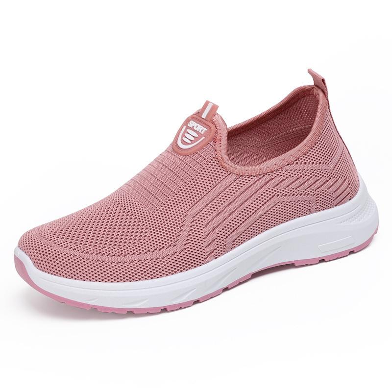 New Temu Women's Shoes for Women's Comfortable Flying Mom Shoes for One Foot Comfortable Women's Singles Shoes
