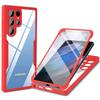 Case - BOOLING - for Samsung S22 Ultra - Red - Rigid - Anti-Scratch - Reinforced Edge