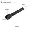 1Pc Heavy Duty Long Extension Bar Ratchet Wrench Impact Socket Extender Pneumatic Tool  1/2 3/4 1 Inch 75 125 150 200 300 400mm