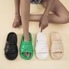 EVA Cool Slippers for Women To Wear 2025 Summer Fashion New Thick-soled Non-slip Ins Tide Beach Muffin Sandals