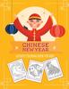 The Chinese New Year Activity Coloring Book For Kids : 2021 Year of the Ox Juvenile Activity Book For Kids Ages 3-10 Spring Festival Book