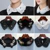Business Women Fake Collar Shirt Detachable Collar Female False Collars Necklace Dress Lapel Blouse Top Faux Collar
