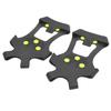 1 Pair Universal 10 Teeth Anti Slip Ice Cleat Shoe Grips Spikes Cleats Crampons for Hiking
