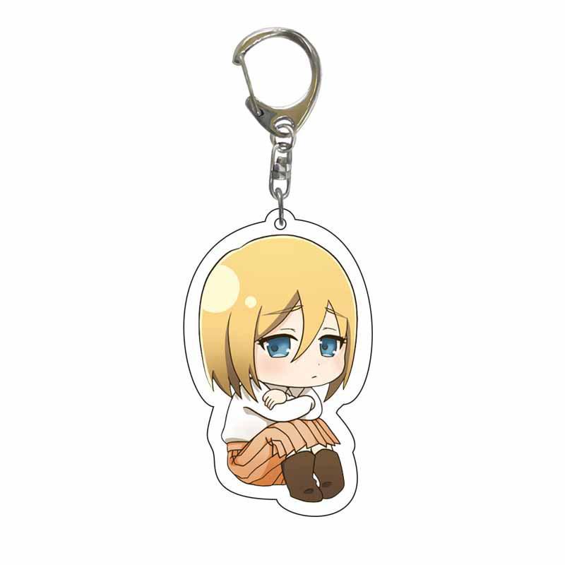 Attack On Titan Acrylic Keychain Pendant - Creative Anime Jewelry Gift