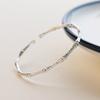 S999 Pure Silver Bamboo Bracelet Women's Light Luxury Exquisite Silver Jewelry Ashore Bracelet