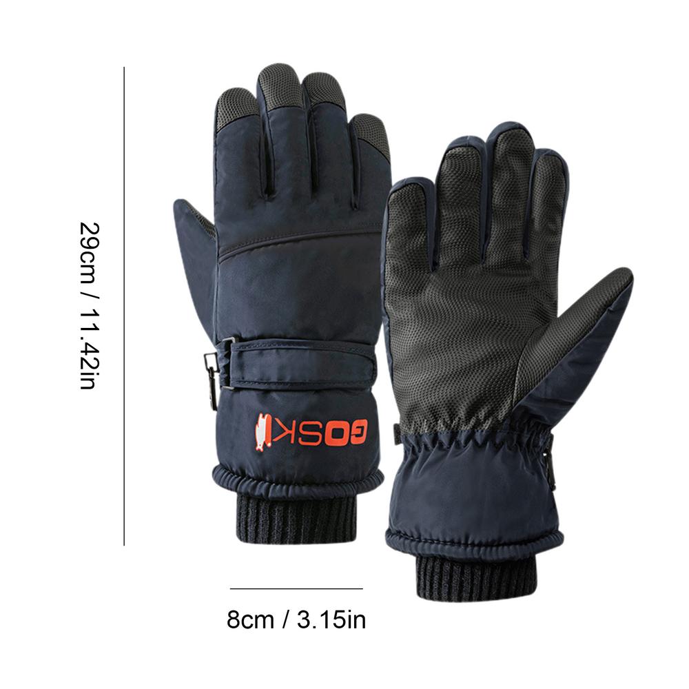 Unisex Ski Gloves -30 Degree Snowboard Mittens Touchscreen Gloves Winter Snowmobile Motorcycle Waterproof Thermal Snow Gloves