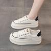 Internet Celebrity Platform White Shoes Women 2025 New Spring and Autumn Versatile Popular Ins Tide Student Board Shoes Casual Sports Shoes
