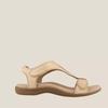 Fashion Plus Size Sandals Women's Summer New European and American Flat Arch Massage One Word Casual Beach Sandals