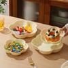 Flower Fruit Plate Home Living Room Snack Plate Fruit Plate Candy Plate Front Desk Snack Plate