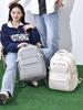 Korean Style Large Capacity Student Backpack - Simple Design for Junior High and College Students