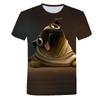 Fashion Men Funny Animal Dog Graphic T Shirts Casual Personality Streetwear Tees Summer Breathable Trend Print Short Sleeve Tops
