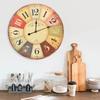 VidaXL Vintage Wall Clock Analog Clock Decorative Clock Living Room Living Room Bedroom Home Interior 325181