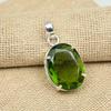 Peridot Elegant Gemstone 925 Sterling Silver Handmade Jewelry Pendant Engagement Gift