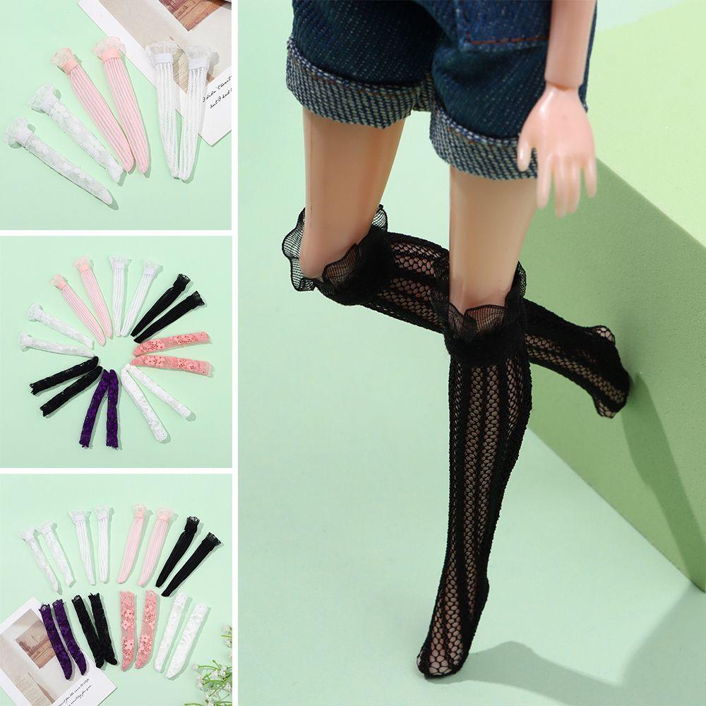 Dollhouse Decoration Toys Lace Socks Christmas Gift 1/6 Doll Stockings Doll's Clothes Accessories