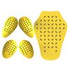 5 Pieces Armor Pads Body ,EVA Breathable Motorcycle Protector Insert for Jackets