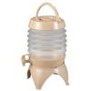BUNDOK Bellows Water Jug 7.5L BD-300BE Convenient To Fold A. Beige Standard