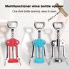 Wine Opener Alloy Wing Corkscrew Heavy Duty Corkscrew Beer Opener Multifunctional Bottle Opener for Home Kitchen Restaurant Bar