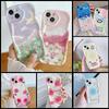 Cartoon Silicone Case for Xiaomi Redmi Note 11 11S 10 9 8 10C 9A 9C 11 Lite 11T Pro Cover Cute Cat Flowers Roses Matte Black DIY Painted Phone Bumper