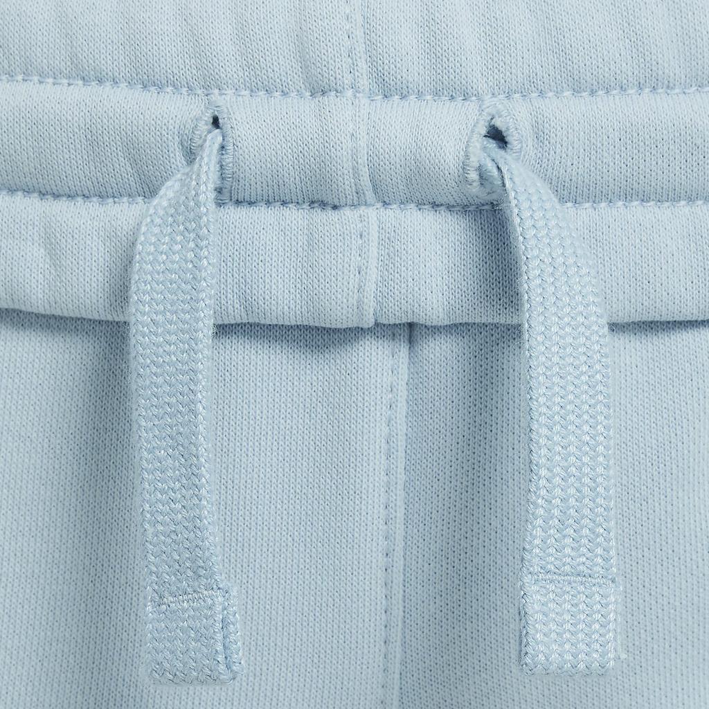 Nike Letter Print Elastic Waist Casual Kids Shorts Kids Shorts Light-Armory-Blue White Gray-Slate FD2997-440