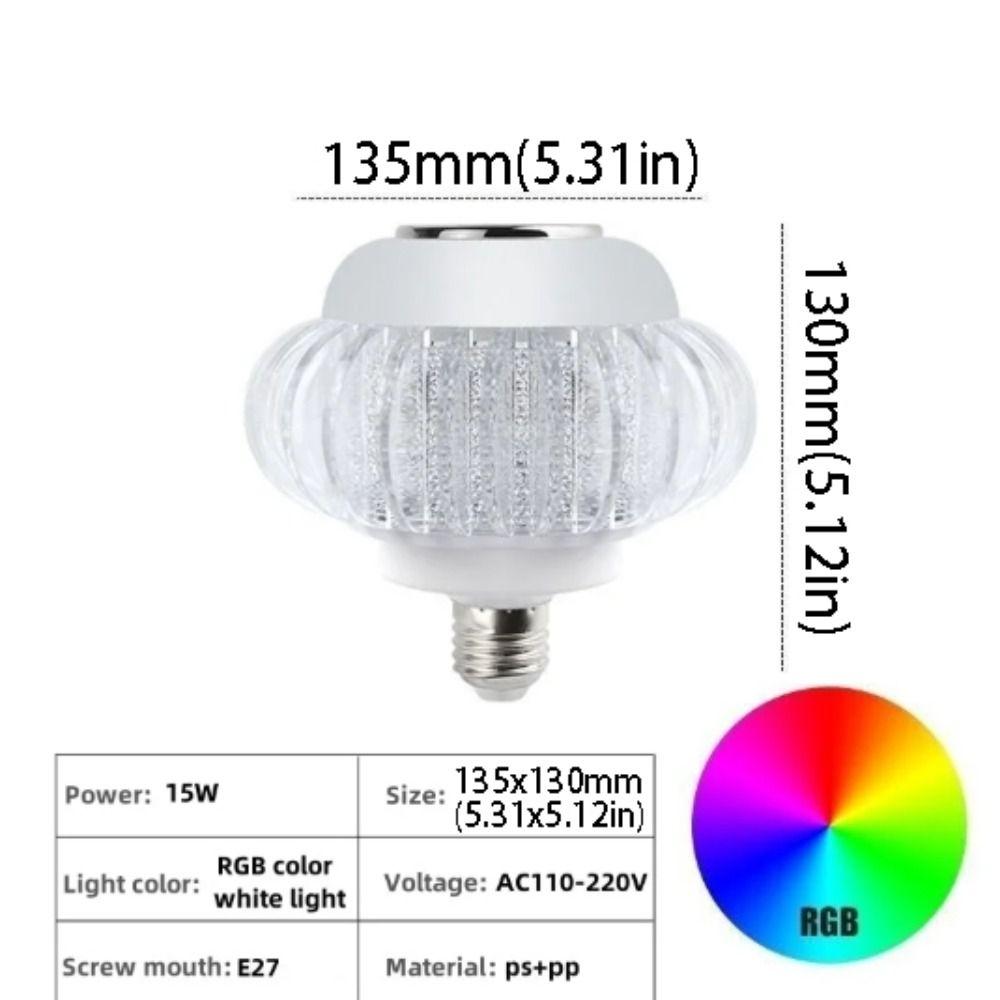 RGB White Light RGB Light Bulb Color Changing Bluetooth Light Bulb Smart LED Bulbs  Home Lighting