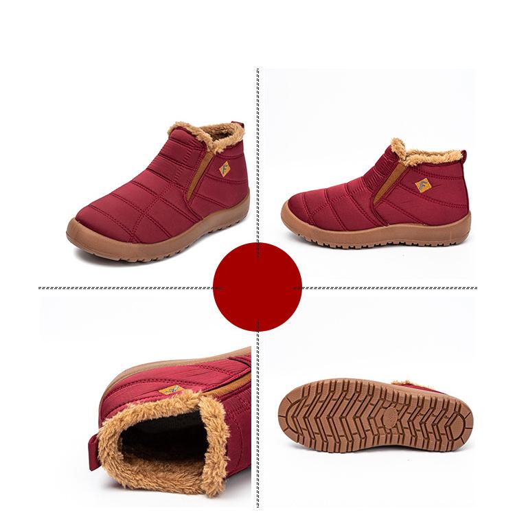 Women's Winter Plus Size Boots Fashion Women's Warm Short Boots Casual Cotton Shoes