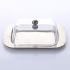 Stainless Steel Butter Tray Sealing Cheese Storage Keeper Butter Dish With Lid  Kitchen Dinnerware