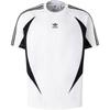 Originals Archive Striped Logo Print Pullover Sports Short Sleeve T-Shirt Men Tops White Black JM7284