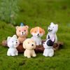 Family & Garden Cute Cartoon Dog Miniature Landscape Decoration Resin Crafts Ornament Accessory