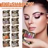10-Color Shiny Eyeshadow Highly Pigmented Long-Lasting Waterproof And Sweatproof Nude Warm Natural Neutral Makeup Eyeshadow