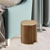 Bathroom Trash Can with Lid Foot Pedal Garbage Bin Modern Wastebasket Kitchen Step for