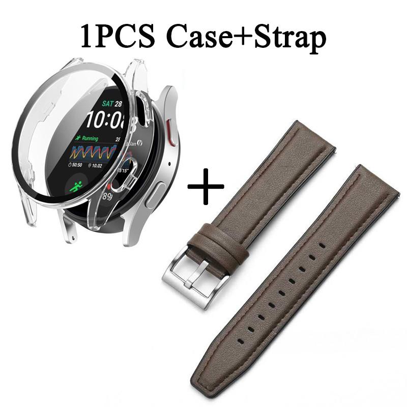 Case+Strap For Samsung Galaxy Watch 7 Watch7 44mm 40mm FE Accessories Watchband Protective Case With Screen Protector Shell Cover