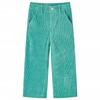 Children's Corduroy Trousers Mint Green 92/104/116/128/140