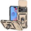 For iPhone 17 Pro Max Case PC+TPU Phone Cover with Lens Protection Kickstand