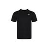 Dri-FIT Crew Solid Round Neck Training Printed Short Sleeve T-Shirt Men Tops Black AR6030-010