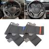 For BMW 1 3  Series E82 E87 120i 130i E90 320i 2008-2013 X1 E84 2011 Car Interior Steering Wheel Cover Perforated Leather