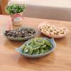 Leaf-shaped Fruit Dish Plastic Fruit Dish Candy Dish Melon Seed Snack Dish Cold Dish Dish