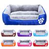 Wa Fleece Pet Dog Bed Mat For Small Medium Large Dogs Paw Printed Cozy Soft Pet House Sofa Cushion Winter Kennel For Cat Puppy