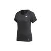 Adi Runner Tee Running Sportswear Women Tops Black FM7641